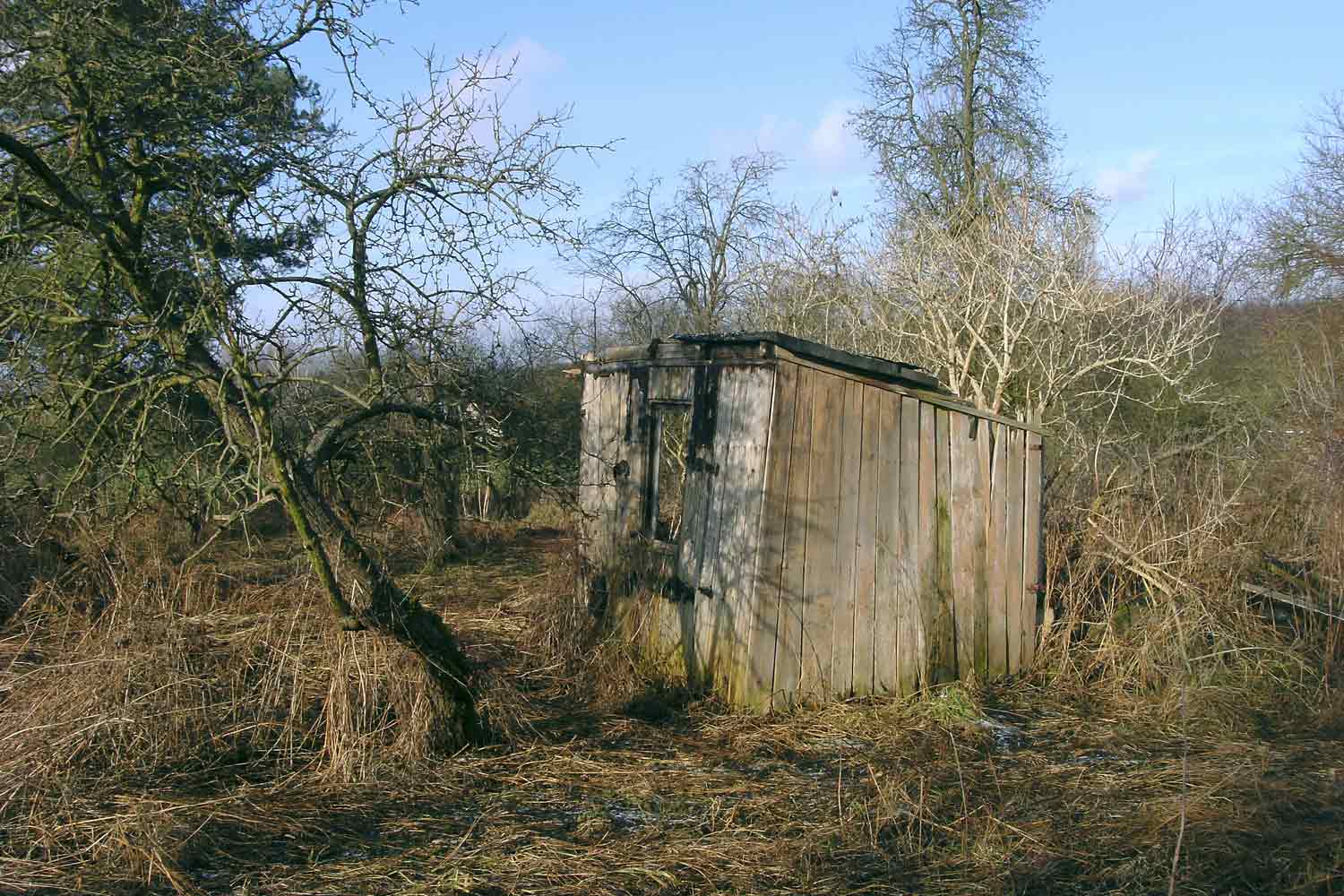 Hütte im Bauerngarten