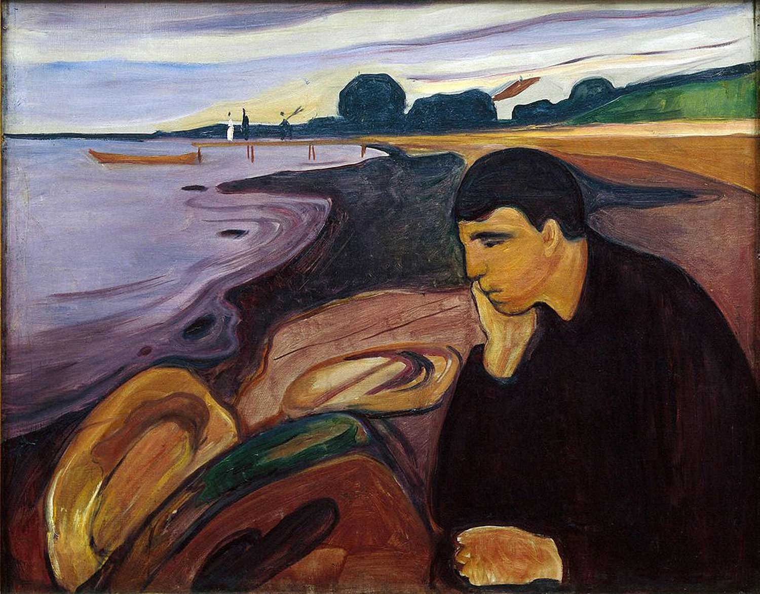 'Melancholie' von Edvard Munch