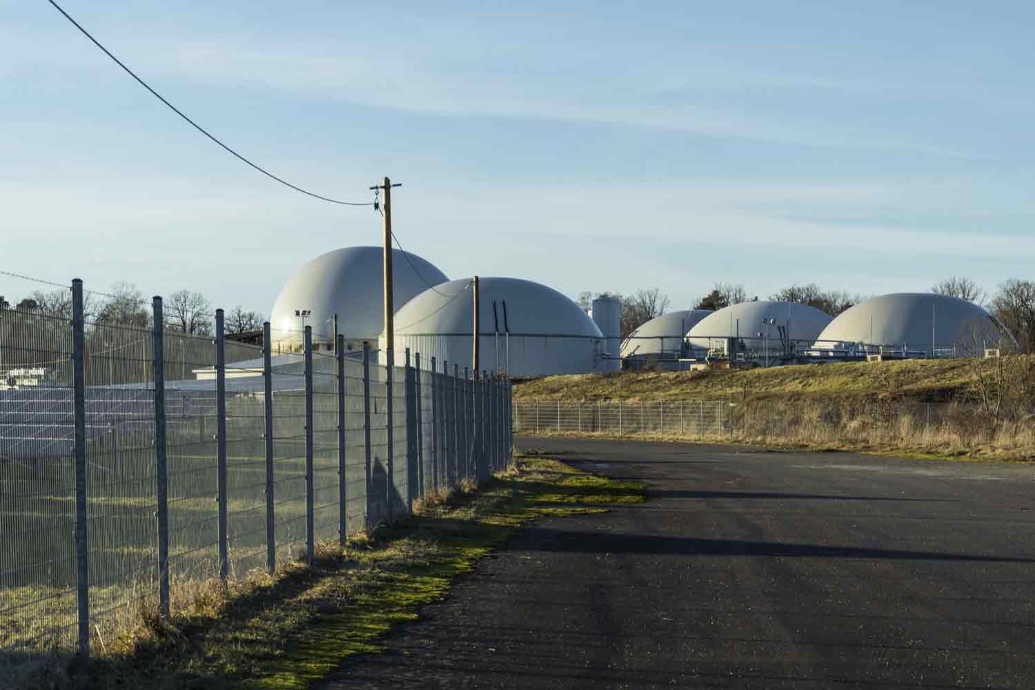 Biogasanlage am Rollfeld