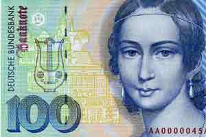 Vorschau - Clara Schumann auf der 100-DM-Geldnote