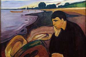 Vorschau - Bild aus dem Zyklus 'Melancholie' von Edvard Munch